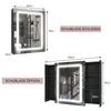 Puluomis armoire de toilette salle de bain extractible Voir les images du produit 5