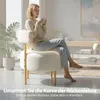 HOMCOM Lounge kreslo, relaxačné kreslo s fleecom Sherpa, Náhľad obrázku produktu 5