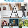 XINZI Escabeau 3 marches pliable, échelle en acier, tapis Voir les images du produit 6