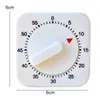 Neuheit weißer Quadrat 60 Minuten Mechanische Timer Produktbild-Vorschau 6