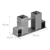 Relaxdays Holzstapelhilfe 2er Set, für Feuerholz, Produktbild-Vorschau 4