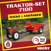 HECHT 7100 Motorhacke Benzin | mit Anhänger | Kupplung | Produktbild-Vorschau 2