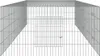 vidaXL Klec pro králíky 3 panely 325x109x54 cm Pozinkované Náhled obrázku produktu 5