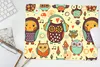 MuchoWow® Mauspad Mousepad Eule - Kopfhörer - Muster 40x30 Produktbild-Vorschau 5