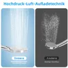 ZMH Shower Nickel Duschkopf mit 1,5 m Schlauch Runde Produktbild-Vorschau 7