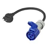 Camping Adapter CEE 40cm Schuko Kupplung Stecker 2,5 mm Produktbild-Vorschau 2