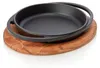 LAVA patelnia do smażenia / serwowania Ø 16 cm z drewnianą Podgląd zdjęcia produktu 1
