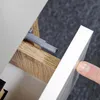 Biurko RADEK 90 cm dąb sonoma + biały połysk 3 szuflady Podgląd zdjęcia produktu 6