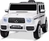 Auto elettrica Mercedes G, bianca, sedile singolo, batteria Anteprima dell’immagine prodotto 2