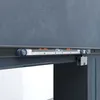 A close-up view of a sliding glass door mechanism mounted on a wall. Produktbild-Vorschau