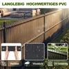 LZQ PVC pásy na zakrytie pre ploty z dvojitých tyčí a Náhľad obrázku produktu 5