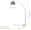 Teamson Home Arquer 68.1 Bogen Stehlampe für Wohnzimmer, Produktbild-Vorschau 4