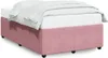 Bettgestell ohne Matratze Rosa 120x190 cm Samt Produktbild-Vorschau 2