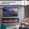 Cheminée électrique encastrable BALDERIA Agnes 60 – Voir les images du produit 3