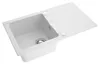 Granitspüle - Spülbecken - Küchenspüle - Weiß - 76 x 43,5 Produktbild-Vorschau 2