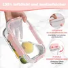 YASHE Boîtes en verre LN-10pcs-Pink, 10 pièces, 7,05 L Voir les images du produit 5