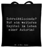 Mr. & Mrs. Panda Tote Bag Spruch Autorin Kapitel - Schwarz Produktbild-Vorschau 1
