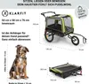Klarfit Fahrradanhänger für Hunde, 2-in-1 Hunde Produktbild-Vorschau 6