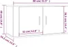 vidaXL TV nástěnná skříňka Sonoma Dub 80x34,5x40 cm Náhled obrázku produktu 8