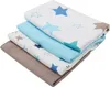 4er Set Musselin Mullwindeln, 100% Baumwolle, 120x120 cm, Produktbild-Vorschau 1