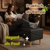Outentin Klappbare Hundetreppe & Hunderampe für Sofa und Produktbild-Vorschau 7