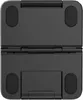 A top-down view of a black phone stand. Produktbild-Vorschau