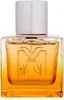 A perfume bottle with orange liquid and a silver cap. Produktbild-Vorschau