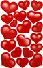 Sticker Glitter Herzen 53205 Produktbild-Vorschau 2
