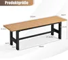 COSTWAY Gartenbank wetterfest, 2-Sitzer Sitzbank bis 300kg Produktbild-Vorschau 6