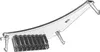 A clear product shot of a clear plastic cable management clip. Produktbild-Vorschau