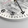Wanduhr - Rund - Glasuhr - Schwarz Hintergrund Farbe - Produktbild-Vorschau 5