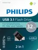 Philips FM32DC152 32 GB USB 3.1 Stick, USB Typ A + USB Typ Produktbild-Vorschau 2