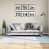 Teppich HUARTE Kurzflor Weich und Waschbar Blau 160x230 cm Produktbild-Vorschau 2