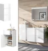 Midischrank Vicco Izan Weiß 36.6 x 76.6 cm mit Schublade Produktbild-Vorschau 2