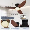 ventilatore da soffitto da 100 cm con illuminazione e Anteprima dell’immagine prodotto 4