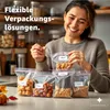 100x sacchetti di chiusura lampo set baggies - antistrappo Anteprima dell’immagine prodotto 2