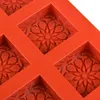 CANDeal 2 pcs Moule à savon en silicone pour fleurs, Moules Voir les images du produit 3