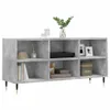 [Home] TV-Schrank Betongrau 103,5x30x50 cm Holzwerkstoff , Produktbild-Vorschau 3