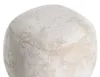 BELIANI Pouf Beige Chenille Stoff Rund Modern Glamourös Produktbild-Vorschau 5
