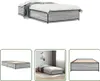 The Living Store Bettgestell Grau Sonoma 90x200 cm Produktbild-Vorschau 1
