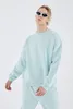 Basic Sweatshirt Oversize Fit Pullover Uni XS Mint Produktbild-Vorschau 3