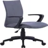 Bürostuhl Drehstuhl Schreibtischstuhl Grau W-157A/8176 Produktbild-Vorschau 3