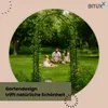 Bituxx Rosenbogen Metall Rankbogen Gartenbogen Torbogen Produktbild-Vorschau 5