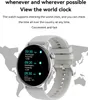 A smartwatch displaying world clock information is shown against a stylized map background. Náhled obrázku produktu