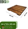 HolzGarden Pflanzenuntersetzer 40x40 cm, 3er Set, aus Produktbild-Vorschau 2