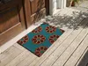 BELIANI Fußmatte Blau Kokosfaser 45 x 75 cm Rechteckig Produktbild-Vorschau 2