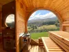 GardenAndPools Saunafaß Gartensauna Faßsauna Panorama Produktbild-Vorschau 7