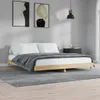 vidaXL Rám postele bez matrace Sonoma dub 200x200 cm Náhled obrázku produktu 3