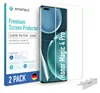 A product shot of a 2-pack of screen protectors for a Honor Magic 4 Pro phone, with the packaging on the left and the product on the right. Produktbild-Vorschau