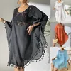 Dámské plážové šaty Bikini Cover Up Letní pláž Poncho Beach Náhled obrázku produktu 5